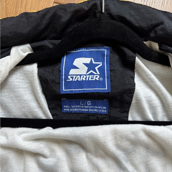 Starter Hamilton Tiger-Cats Vintage CFL 90s Jacket - Men’s L - Black & Yellow - Picture 11 of 13